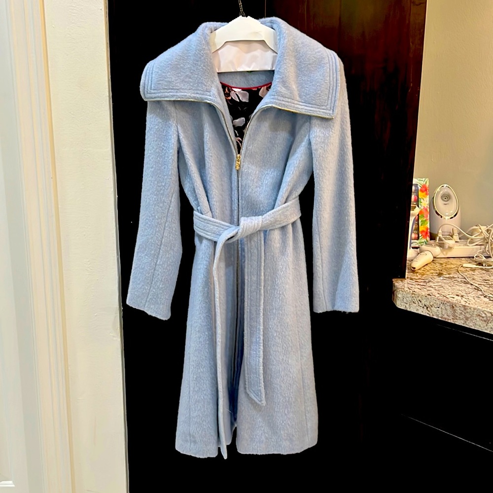 Eliza J Baby Blue Winter Coat